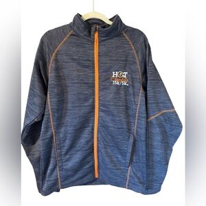 Men’s I will run for hot chocolate full zip sweatshirt/jacket size Medium